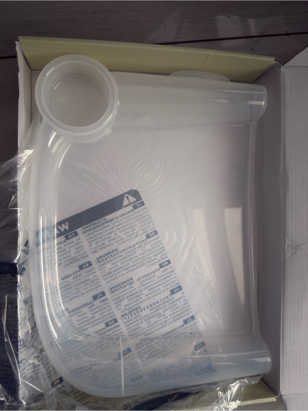 Inglesina Fast Dining Tray Plus Clear Plastic  New